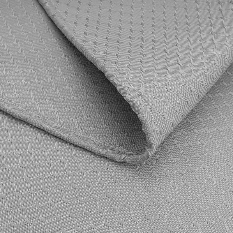Rideau de douche Waffle Weave Polyester, Gris