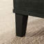 Table basse avec tiroir spacieux, finition noire