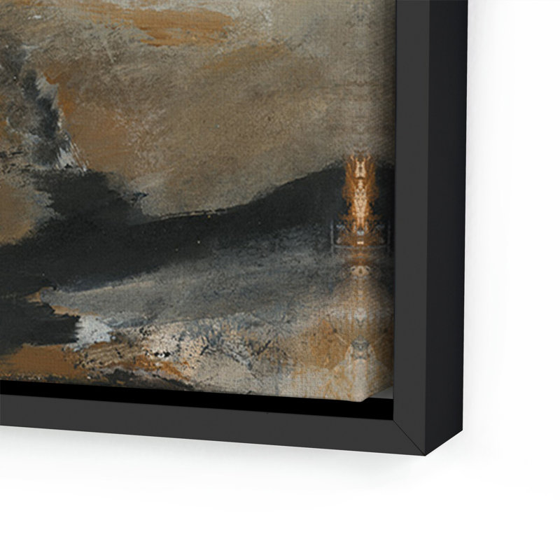 The Luxury Of Time Painting by Melanie Biehle, Black Maple Canvas Floater Framed, 48" H x 40.5" W