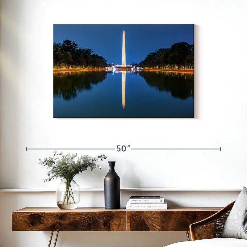 Lilie Washington Monument Reflection, 24" H x 36" W