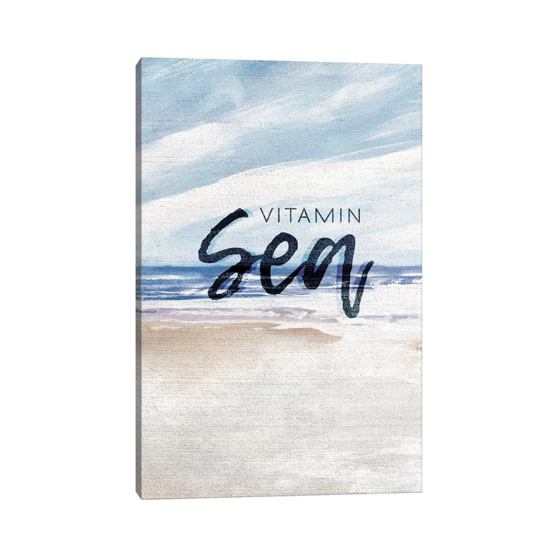 VItamin Sea by Kingsley - Wrapped Canvas Gallery-Wrapped Canvas Giclée, 101.6cm H x 66.04cm W