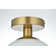 Snead Glass Semi Flush Mount