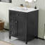 Meuble-lavabo 24 po avec 3 tiroirs et tablettes réglables Modern Design-1331750903