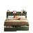Queen Bed Frame, Dark Green