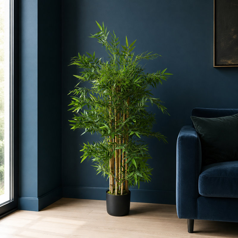 Faux Bamboo Tree in Pot Liner, 120cm H x 60cm W x 60cm D