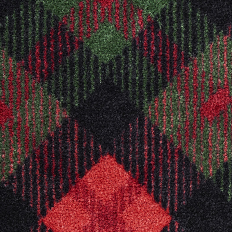 Javarion Geometric Polyester Kitchen Mat, Runner 2' x 4'2"