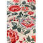 LA Wendling floral coquelicot rouge 083100 140X200-110354506