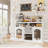 47" Liquor Storage Cabinet With Wine Rack