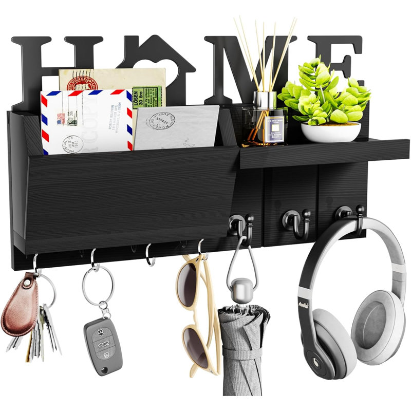 Mikkelson Wall Organizer, Black