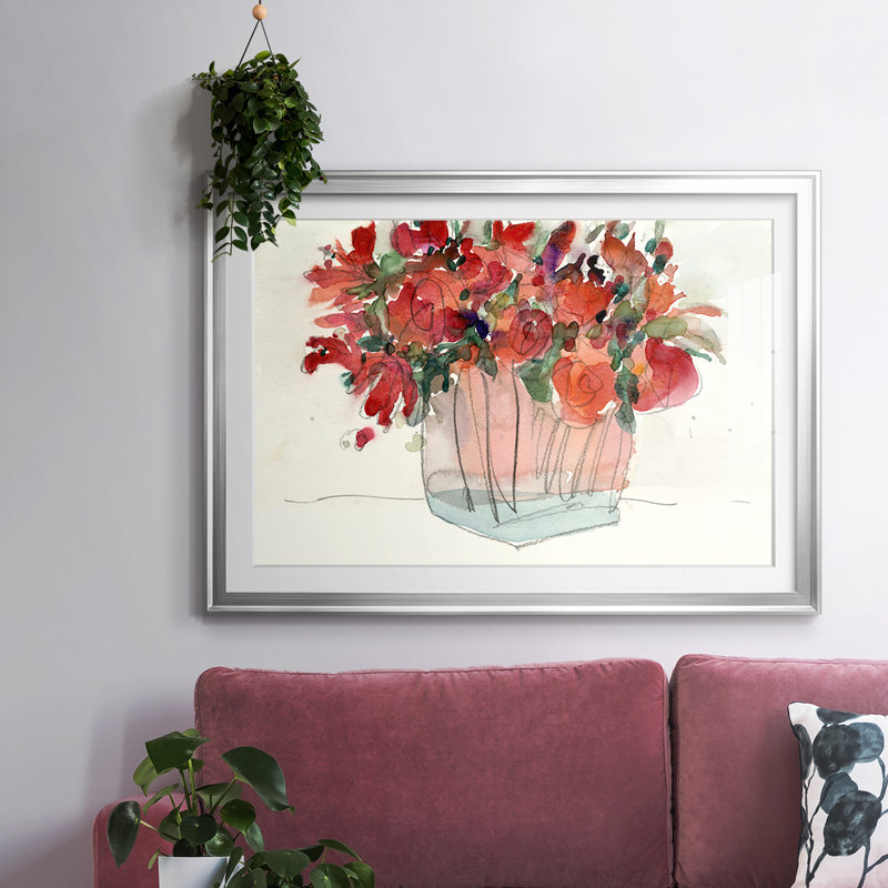 The Small Bunch II, reproduction d'art encadrée, Argent, H 30 po x l 44 po x P 1,5 po