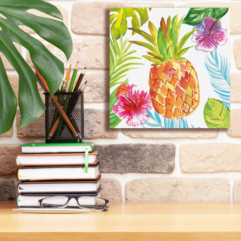 "Epic Graffiti" Tropicana 6 "par Farida Zaman, art mural sur toile, 12 po x 12 po, H 12 po x l 12 po