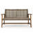 Modern 2-Seater Outdoor Loveseat