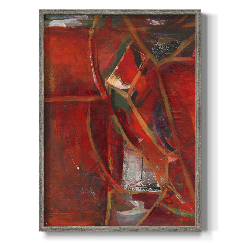 City Life II, reproduction encadrée - bois massif, H 11 po x l 9 po