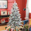 Arbre enneigé avec 994 pointes de neige, support stable, assemblage rapide pour les pointes de bureau enneigées, base, base
