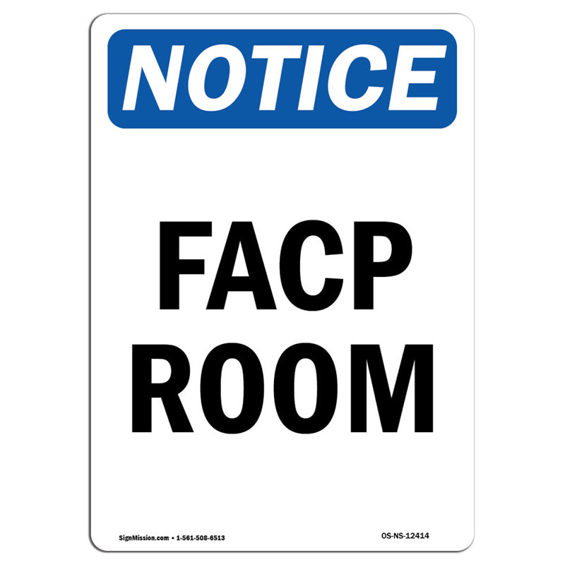 Enseigne Facp Room