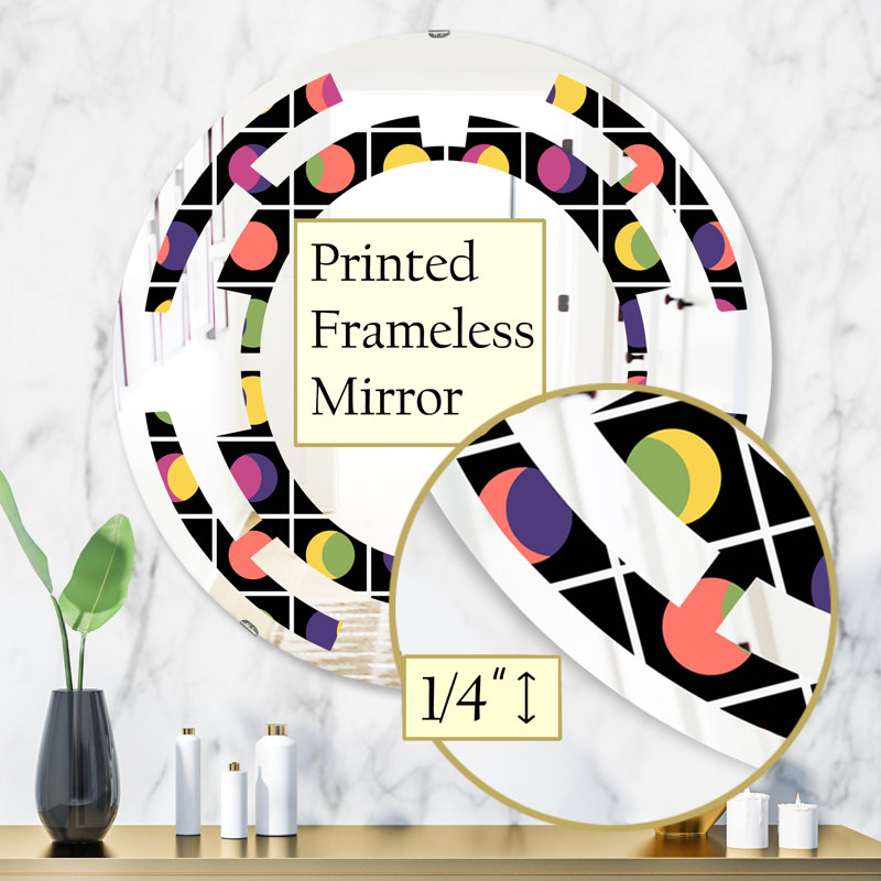 Miroir mural Moons Space, H 31,5 po x l po