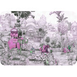 India Scene Verdigris Placemat Set