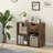  2 Pcs 3-cube Bookshelf 2-tier Open Shelf Bookcase With Drawer Home Storage Organizer