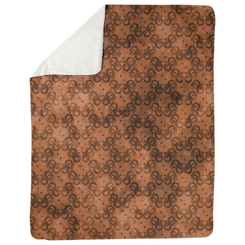 Couverture polaire Katelyn Elizabeth, l 52,5 po x L 62,5 po, Orange