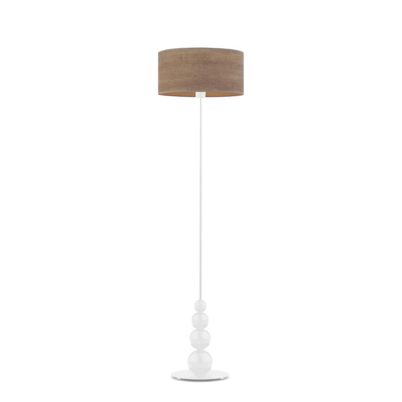 Faine 166cm Traditional Floor Lamp, White
