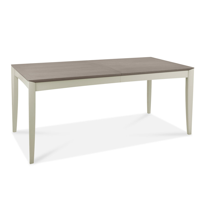Izzie Rectangular Dining Table, Ivory, Beige,  H77 x L130 x W86cm