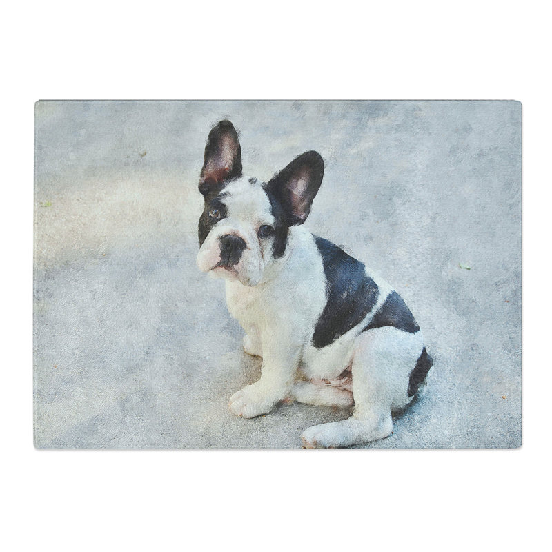 French Bulldog Vol.3 Chopping Board, 0.4cm H x 20cm W x 28.5cm L