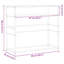 Console Table Black 90X35x80 Cm Engineered Wood-454928548