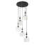 Luminaire suspendu grappe 5 lumières Breece