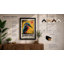 Kingfisher Sun Art Deco - Framed Print-1765178592-1765178596