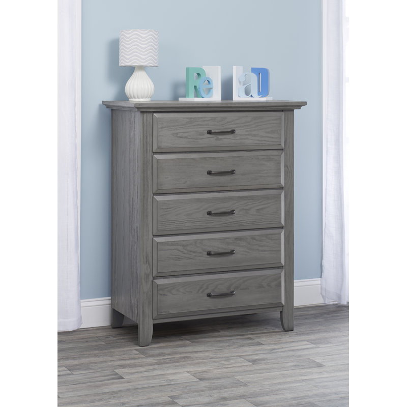 Chandler 5 Drawer Dresser, Graphite Gray