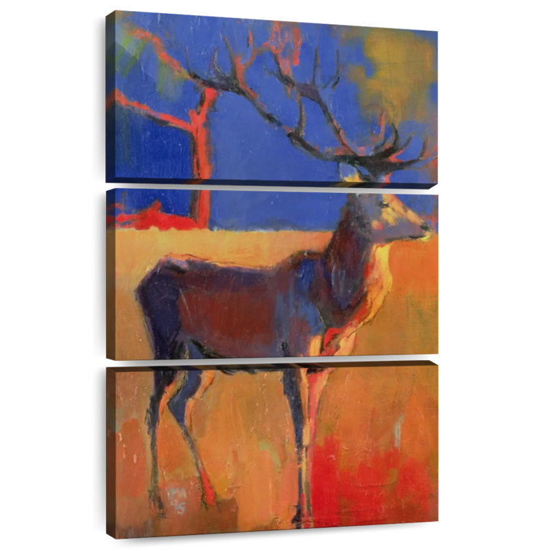 Brampt The Red Tree, 23" H x 14" W
