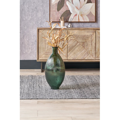 Handmade Glass Floor Vase