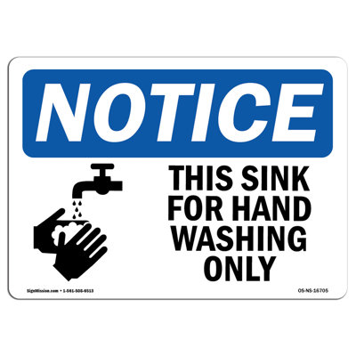 This Sink for Hand Washing Only Sign