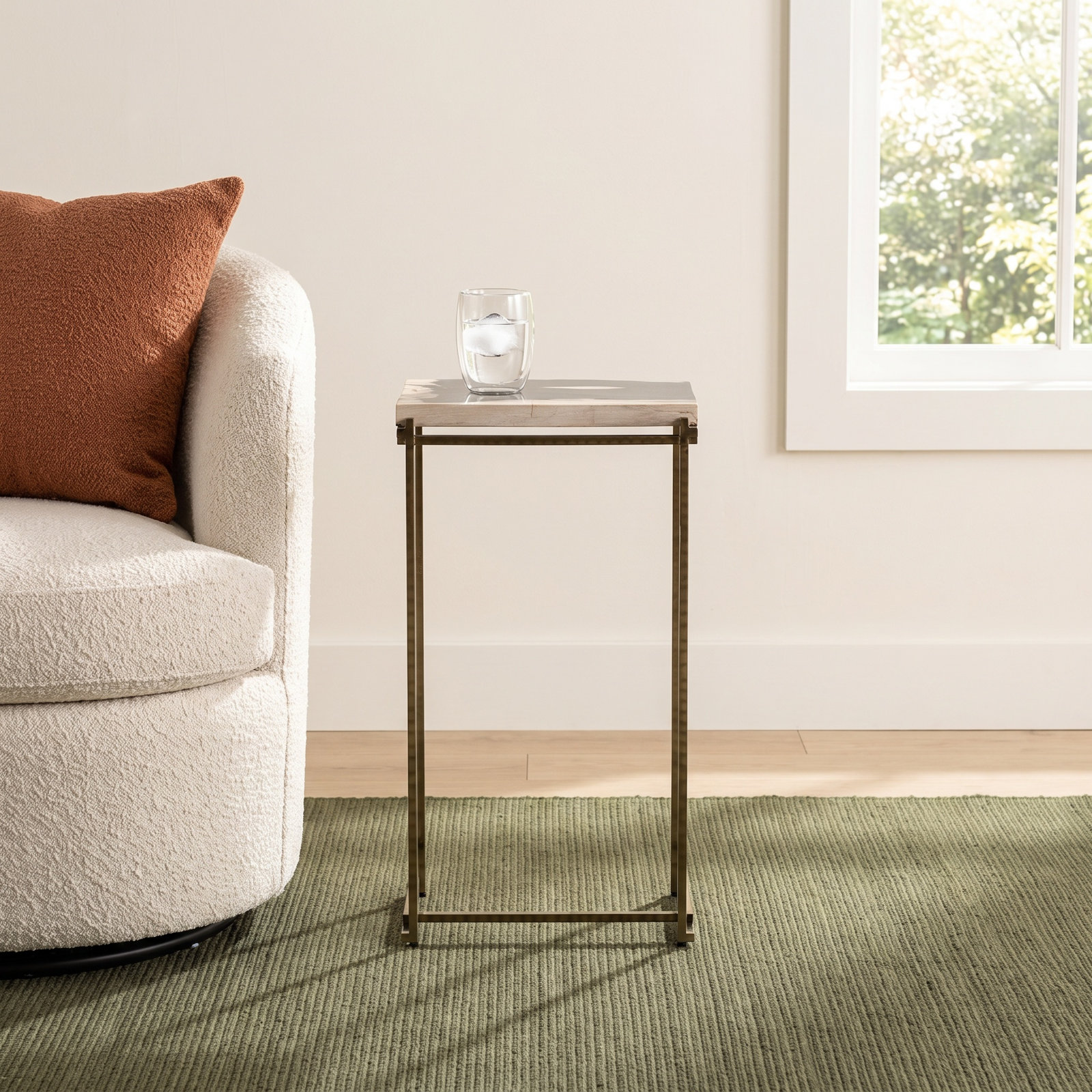 Wurster Stone End Table