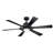 Iras 52 in. Indoor/Outdoor Distressed Black Downrod Mount Ceiling Fan with Integrated LED with Wall Control Included-924528628