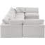 Canapé modulaire réversible en velours Hrannar-87141499