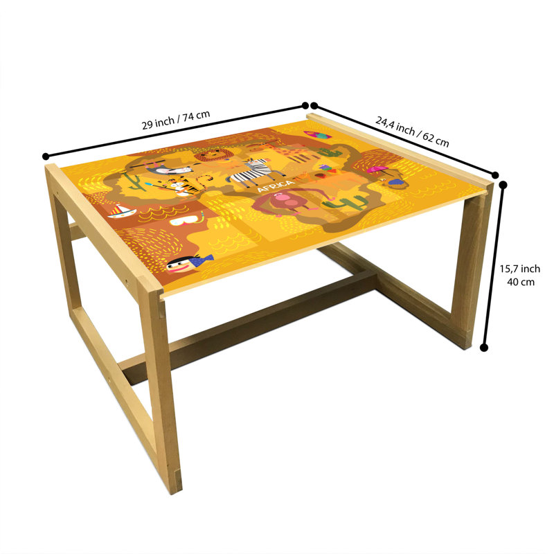 Jadora Sled Coffee Table, 62cm H x 74cm W x 40cm D
