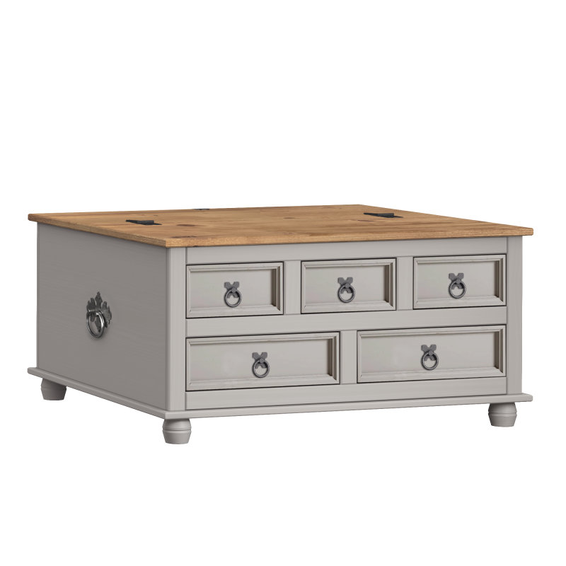 Bayhills Rectangle Accent Cabinet, Silver, Grey