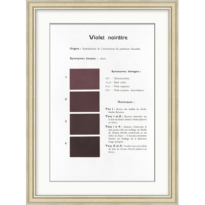 Violet 9 Framed Textual Art