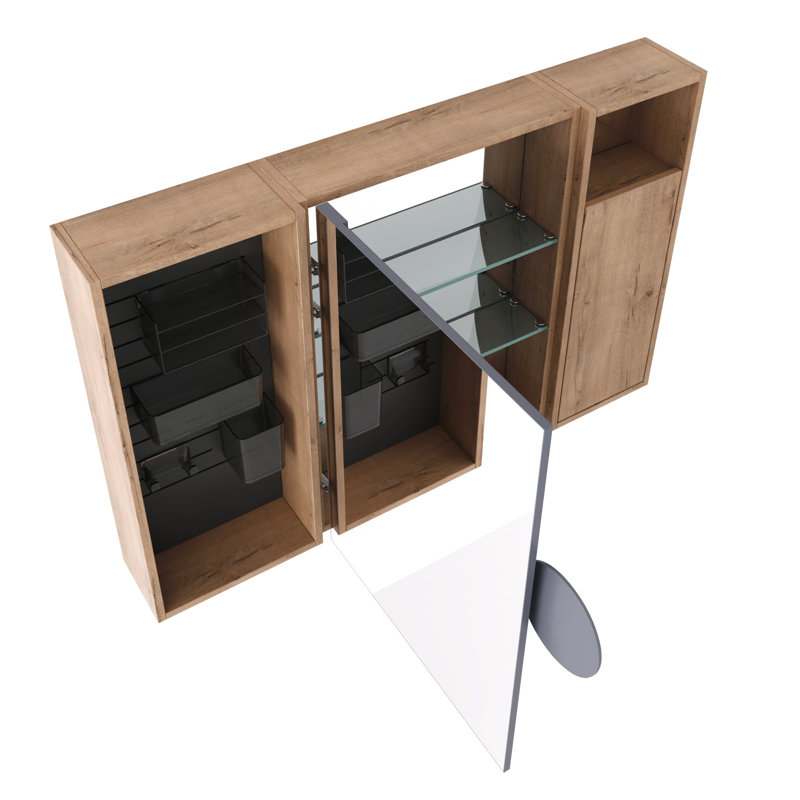 Armoire de toilette 41,7 po avec rangement