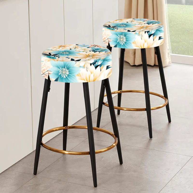 Ensemble de 2 tabourets de bar Boho