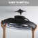 Juneann 20'' Bladeless Dimmable Ceiling Fan with LED Lights