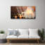 Candles Bath Towels - Unframed Photograph on Glass
