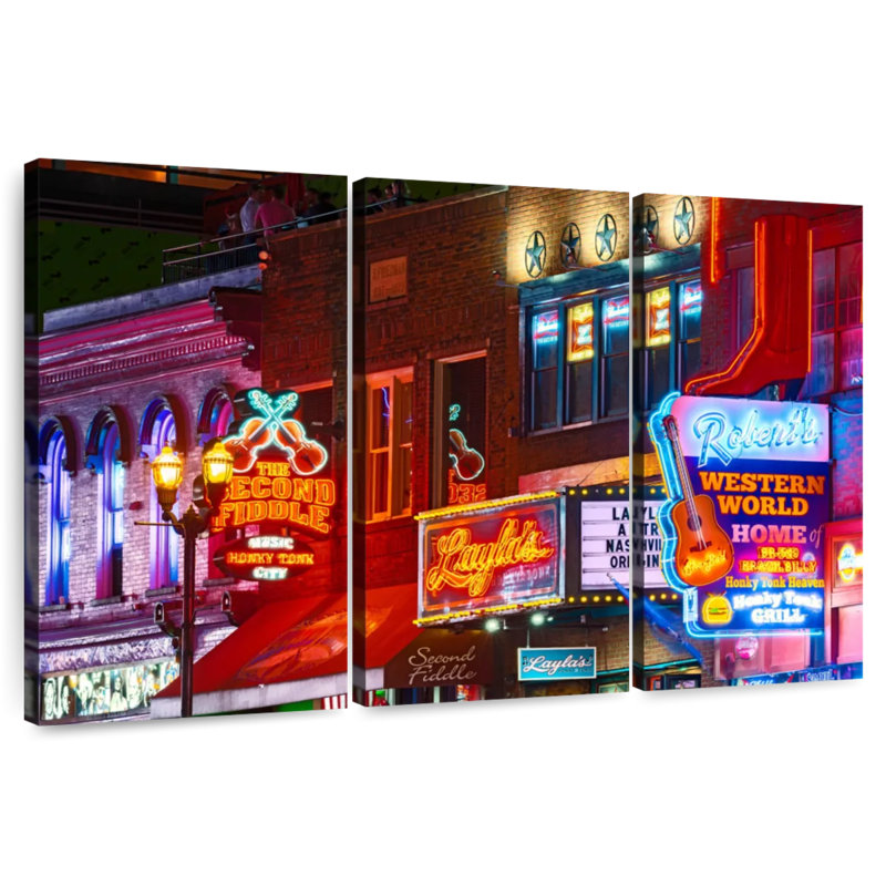 Sirci Nashville Neon Nights, H 32 po x l 50 po
