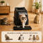  Litière pour chat en acier inoxydable avec tiroir, très grand, noir-219216712