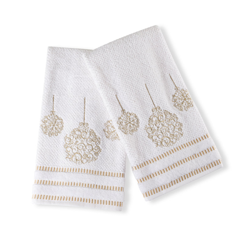 Zinnea Ornaments Turkish Cotton Hand Towel Set