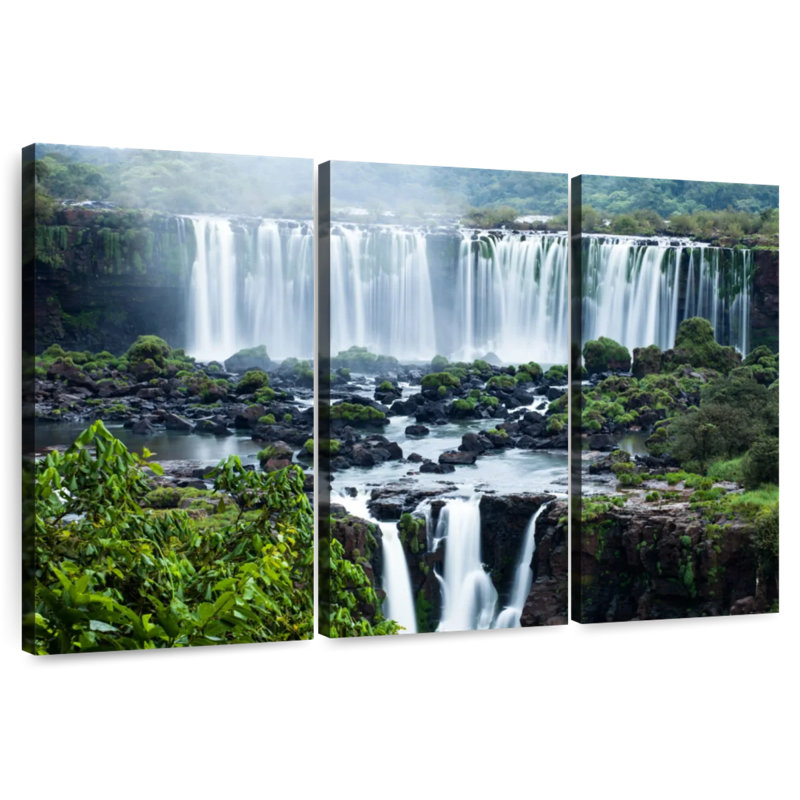 Alvord Vast Iguazu Falls, H 48 po x l 74 po