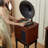 Maroon+Black Free Form Solid + Manufactured Wood+Copper Media Players