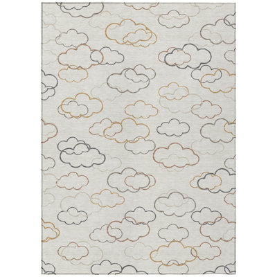 Machine Washable Indoor/Outdoor Chantille ACN2508 Kids Rug