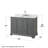 Deborah 48'' Single Bathroom Vanity with Marble Top-40064720-61124655